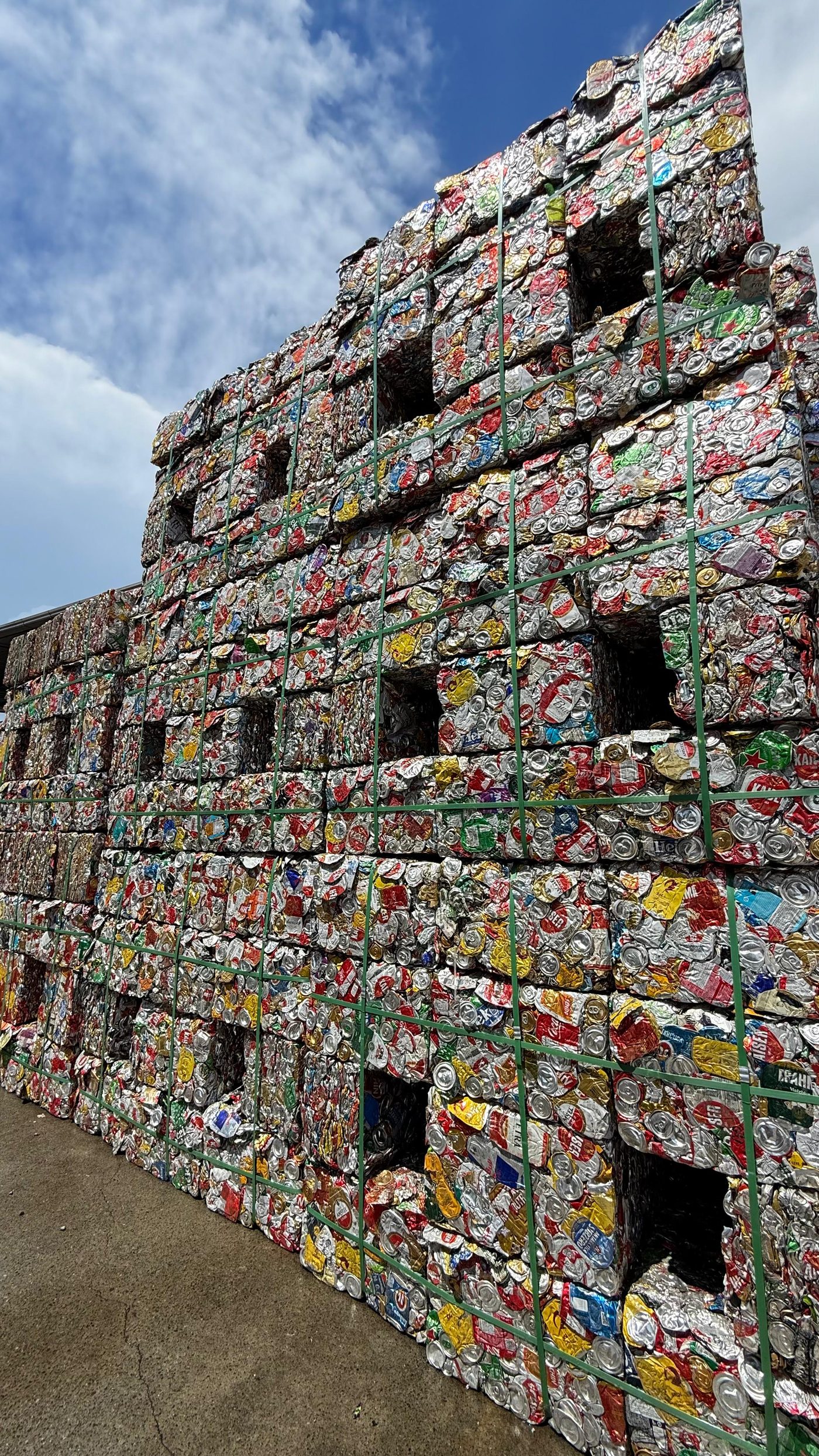 Materiais preparados para reciclagem